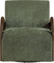 Load image into Gallery viewer, Neria - Chenille Fabric Upholstered Swivel Accent Chair - Painted Brown Base