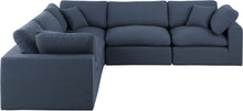 Load image into Gallery viewer, Comfy - 5 Piece Linen Modular Corner Sectional