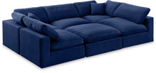 Load image into Gallery viewer, Comfy - 6 Piece Velvet Sectional