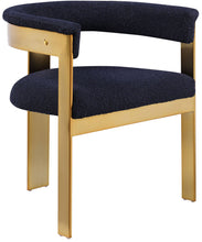 Load image into Gallery viewer, Romeo - Boucle Dining Chair With Gold Base (Set of 2)