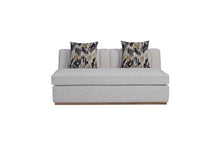 Load image into Gallery viewer, Elure - Channel Loveseat - Pearl Silver