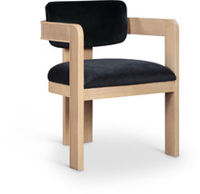 Load image into Gallery viewer, Sacha - Velvet Dining Chair With Natural Base (Set of 2)