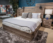 Load image into Gallery viewer, Graystorm - Queen/King Side Storage With Rails - Brown Gray