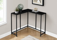 Load image into Gallery viewer, Corner Accent Console Table For Entryway, Contemporary & Modern - Black