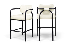 Load image into Gallery viewer, Serava - Vegan Leather Upholstered Bar Stool