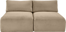 Load image into Gallery viewer, Shaggy - Fabric 2 Seat Modular Armless Sofa