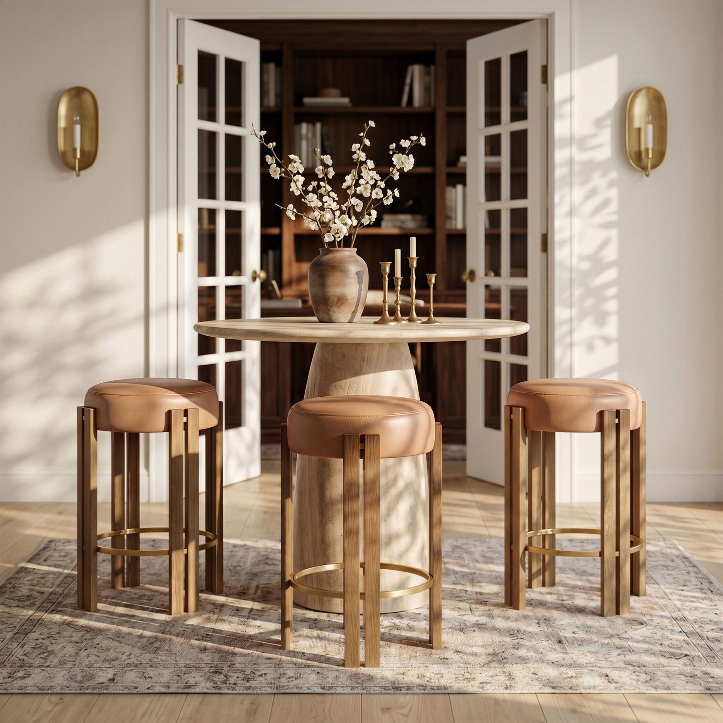 Harrison - Vegan Leather Counter Stool