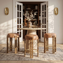 Load image into Gallery viewer, Harrison - Vegan Leather Counter Stool