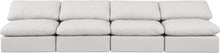 Load image into Gallery viewer, Indulge - Faux Leather 4 Seat Modular Armless Sofa