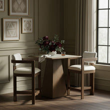 Load image into Gallery viewer, Ravina - Upholstered Counter Stool With Stained Brown Base
