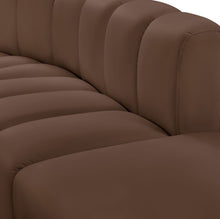 Load image into Gallery viewer, Arc - Faux Leather 6 Piece Modular Sofa