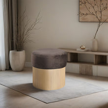 Load image into Gallery viewer, Nimes - Ottoman / Stool With Natural Base