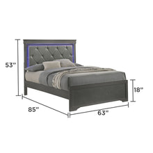 Load image into Gallery viewer, Blaze - Modern Bed With LED Headboard