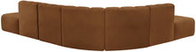 Load image into Gallery viewer, Arc - Velvet 7 Piece Corner Modular Sofa - Saddle
