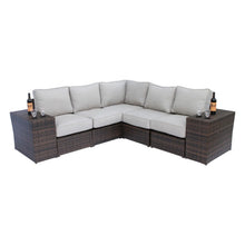 Load image into Gallery viewer, Modern Rattan Wicker Seating Group With Cushions