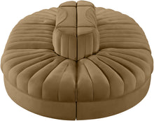 Load image into Gallery viewer, Rummi - Oval Velvet Performance Fabric Upholstered 6 Piece Modular Sectional