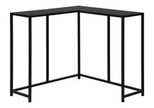 Load image into Gallery viewer, Corner Accent Console Table For Entryway, Contemporary & Modern - Black