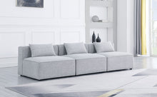 Load image into Gallery viewer, Cube - Linen Modular 3 Seat Armless Sofa