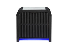 Load image into Gallery viewer, Beckett - Nightstand With LED, Cooler And Speaker - Black / White