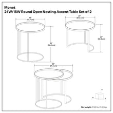Load image into Gallery viewer, Monet - Metal Table