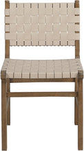Load image into Gallery viewer, Entwine - Vegan Leather Upholstered Dining Chair - Painted Brown