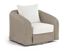 Load image into Gallery viewer, Seacrest - Olefin Water Resistant Fabric And Wicker Outdoor Patio Swivel Chair