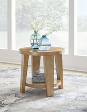 Load image into Gallery viewer, Kristiland - Round End Table - Light Brown