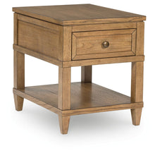 Load image into Gallery viewer, Sharlance - Rectangular End Table - Light Brown