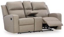 Load image into Gallery viewer, Lavenhorne - Dbl Rec Loveseat W/Console - Pebble