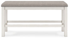 Load image into Gallery viewer, Robbinsdale - Dbl Counter Height Upholstered Dining Bench - Antique White