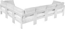 Load image into Gallery viewer, Nizuc - Outdoor Patio 6 Piece Modular Sectional With White Frame