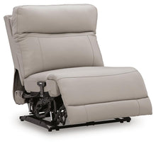 Load image into Gallery viewer, Gravier - Power Armless Recliner With Adjustable Headrest - Gray