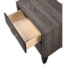 Load image into Gallery viewer, Crown Mark Akerson 2 Drawer Nightstand in Grey