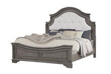 Load image into Gallery viewer, Galaxy Home Grace King Bed in Gray image