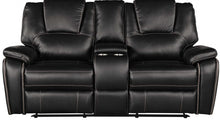 Load image into Gallery viewer, Galaxy Home Hong Kong Power Reclining Loveseat in Black image