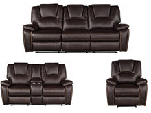 Load image into Gallery viewer, Galaxy Home Hong Kong Power Reclining Sofa in Brown - Ego Home Furniture