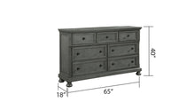 Load image into Gallery viewer, Galaxy Home Jackson Dresser in Gray - Ego Home Furniture