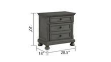 Load image into Gallery viewer, Galaxy Home Jackson Nightstand Gray