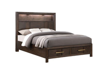 Load image into Gallery viewer, Galaxy Home Kenzo Queen Bed in Brown image