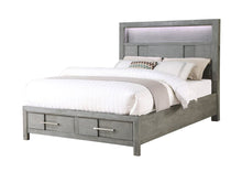 Load image into Gallery viewer, Galaxy Home Kenzo King Bed in Gray image