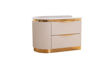 Load image into Gallery viewer, Galaxy Home Laura Gold Detailed Left Nightstand image