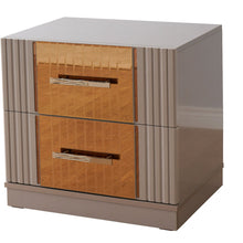 Load image into Gallery viewer, Galaxy Home Lorenzo Gold Detailed Nightstand image