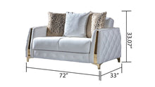 Load image into Gallery viewer, Galaxy Home Lust Loveseat in Off White