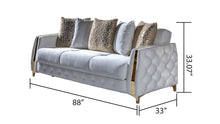 Load image into Gallery viewer, Galaxy Home Lust Sleeper Sofa in Off White