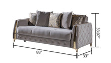 Load image into Gallery viewer, Galaxy Home Lust Sleeper Sofa in Taupe