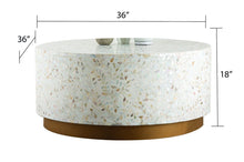 Load image into Gallery viewer, Galaxy Home Modern Luxe Coffee Table in Ivory