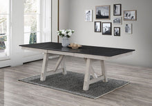 Load image into Gallery viewer, Crown Mark Maribelle Rectangular Dining Table in Chalk/Grey