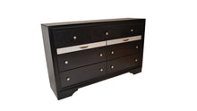 Load image into Gallery viewer, Galaxy Home Matrix 7 Drawer Dresser in Black image