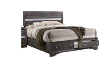 Load image into Gallery viewer, Galaxy Home Matrix King Bed in Gray