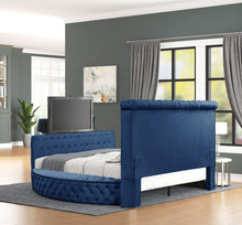 Load image into Gallery viewer, Galaxy Home Maya King Bed in Navy - Ego Home Furniture